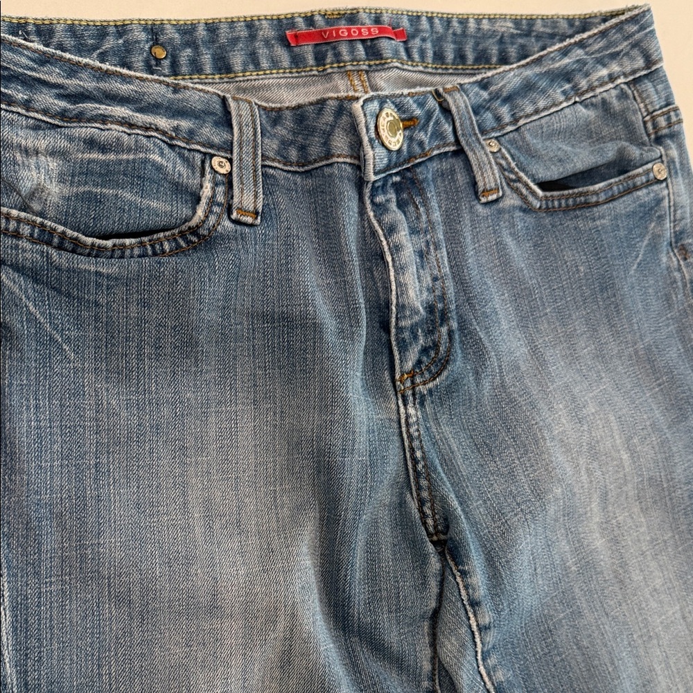 Vigoss Women's High Rise Light Blue Jeans